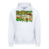 White St. Patrick's Happy St. Patrick's Day camper Urban Hoodie - OliviaCreatesArt