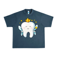 Midnight Navy tooth fairy Urban Heavy Tee - Jasminsmagicworld