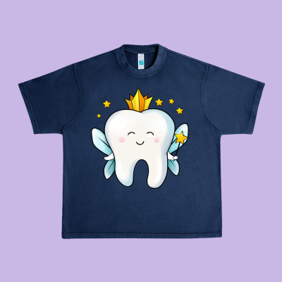 Tooth Fairy Urban Heavy Tee Designed By Jasminsmagicworld