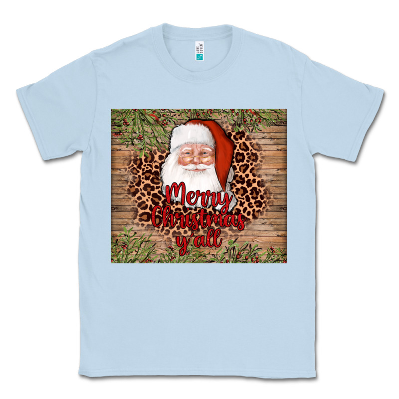 Santa Merry Christmas Y'all Classic Tee by AdoDesignShop | Teevron