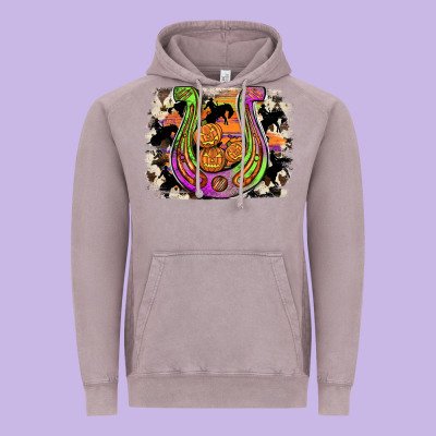 Halloween Horseshoe Vintage Hoodie Designed By Jahusdesignshop