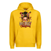 Lemon merry christmas messy bun Premium Hoodie - texasbilliewilder