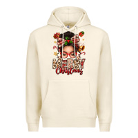 Tofu merry christmas messy bun Premium Hoodie - texasbilliewilder