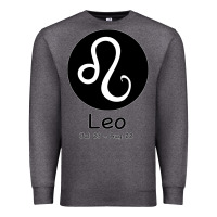 Charcoal Heather Leo Horoscope Premium Sweatshirt - Bettercallsaul