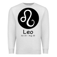 Oatmeal Heather Leo Horoscope Premium Sweatshirt - Bettercallsaul