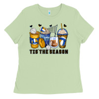 Matcha tis' the season volleyball coffee cups Ladies Tee - Zillion Design Studio