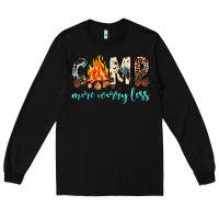 Black camp more worry less Long Sleeve Tee - JahusDesignShop