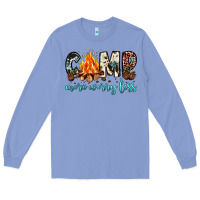 Colony Blue camp more worry less Long Sleeve Tee - JahusDesignShop