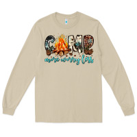 Mushroom camp more worry less Long Sleeve Tee - JahusDesignShop