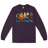 Plum camp more worry less Long Sleeve Tee - JahusDesignShop