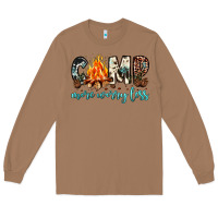 Toasted Coconut camp more worry less Long Sleeve Tee - JahusDesignShop