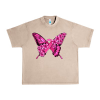 French Oak pink ribbon breast cancer butterfly Urban Heavy Tee - Jasminsmagicworld