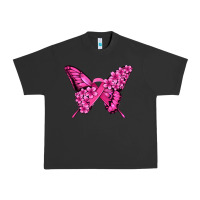 Pigment Black pink ribbon breast cancer butterfly Urban Heavy Tee - Jasminsmagicworld