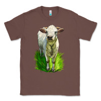 Chestnut Charolais Heifer Classic Tee - LillyAllenDesigns