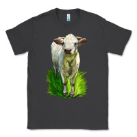Smoke Charolais Heifer Classic Tee - LillyAllenDesigns