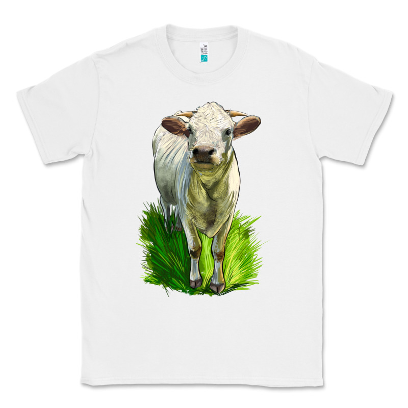 Charolais Heifer Classic Tee by LillyAllenDesigns | Teevron