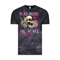 Cloud Black dead inside but it's valentines day Vintage Tee - Jasminsmagicworld