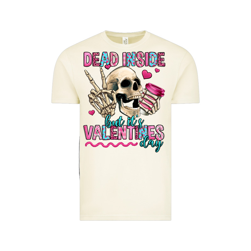 Dead Inside But It's Valentines Day Vintage Tee by Jasminsmagicworld | Teevron