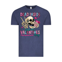 Vintage Denim dead inside but it's valentines day Vintage Tee - Jasminsmagicworld