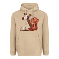 Mushroom Boots with Bible and cross Heavyweight Hoodie - Bettercallsaul