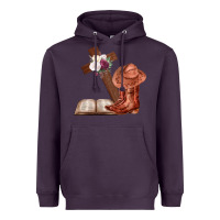 Plum Boots with Bible and cross Heavyweight Hoodie - Bettercallsaul