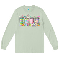 Matcha retro groovy easter Long Sleeve Tee - MaliasSmallBusiness