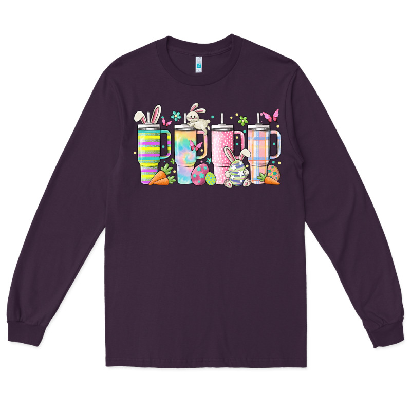 Retro Groovy Easter Long Sleeve Tee by MaliasSmallBusiness | Teevron