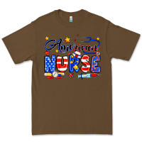 Cacao American Nurse Premium Tee - Neo Western
