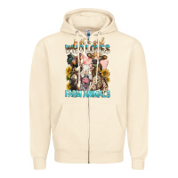 Sandshell Just A Girl Who Loves Farm Animals Zipper Hoodie - BundleAndBundleShop
