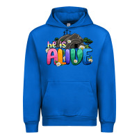 Cobalt Easter Day He is alive Urban Hoodie - OliviaCreatesArt