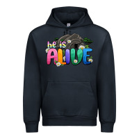 Navy Easter Day He is alive Urban Hoodie - OliviaCreatesArt