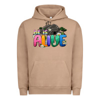 Pigment Burro Easter Day He is alive Urban Hoodie - OliviaCreatesArt