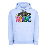 Pigment Grape Ice Easter Day He is alive Urban Hoodie - OliviaCreatesArt