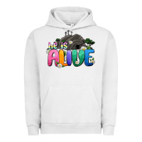 Pigment Lunar Rock Easter Day He is alive Urban Hoodie - OliviaCreatesArt
