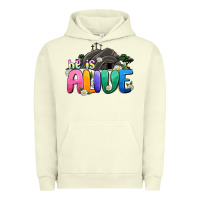 Pigment Pistachio Easter Day He is alive Urban Hoodie - OliviaCreatesArt