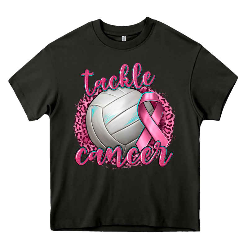 Tackle Cancer Volleyball Heavy Core Tee by texasbilliewilder | Teevron