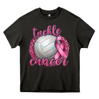 Asphalt Tackle Cancer Volleyball Heavy Core Tee - texasbilliewilder