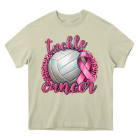 Mossy Tackle Cancer Volleyball Heavy Core Tee - texasbilliewilder