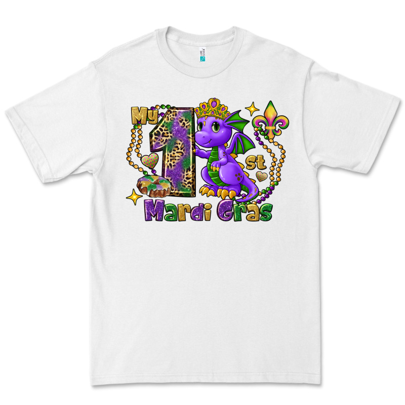 Dragon My First Mardi Gras Premium Tee by FaDigitalArtStudio | Teevron