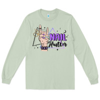 Matcha nail hustler Long Sleeve Tee - MaliasSmallBusiness