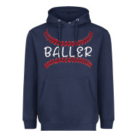 Navy BALLER Heavyweight Hoodie - Bettercallsaul