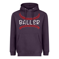 Plum BALLER Heavyweight Hoodie - Bettercallsaul