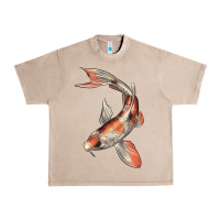 French Oak Koi Fish Urban Heavy Tee - LillyAllenDesigns