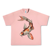 Salmon Koi Fish Urban Heavy Tee - LillyAllenDesigns