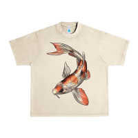 Sandshell Koi Fish Urban Heavy Tee - LillyAllenDesigns