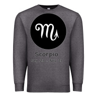 Charcoal Heather Scorpio Horoscope Premium Sweatshirt - Bettercallsaul