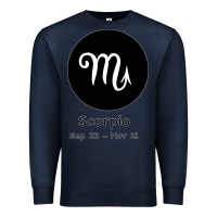 Navy Scorpio Horoscope Premium Sweatshirt - Bettercallsaul
