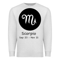 Oatmeal Heather Scorpio Horoscope Premium Sweatshirt - Bettercallsaul