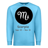 Ocean Blue Scorpio Horoscope Premium Sweatshirt - Bettercallsaul