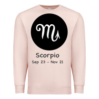 Pale Pink Scorpio Horoscope Premium Sweatshirt - Bettercallsaul